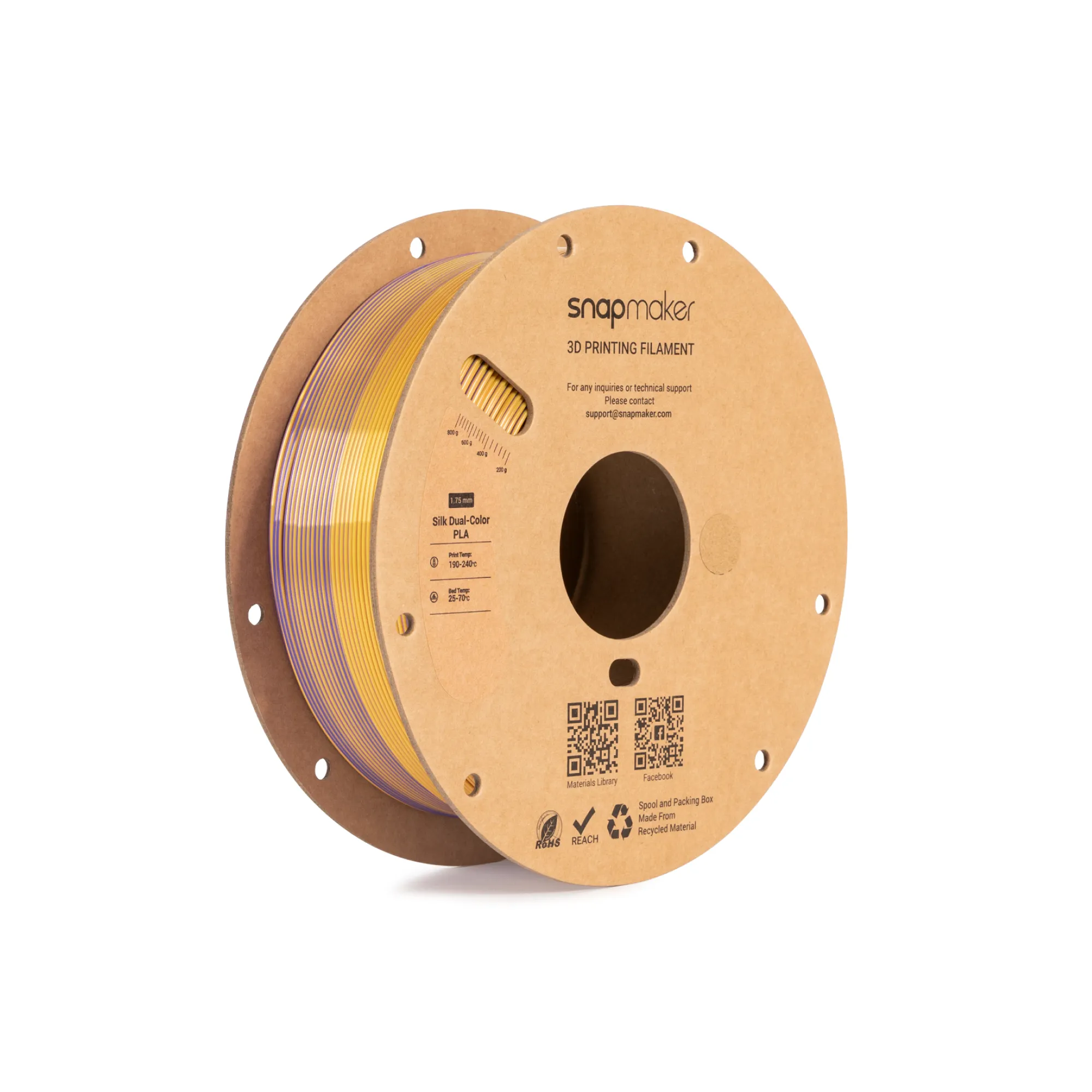 Silk Dual-Color PLA Filament (RFID) - 1kg - Image 19