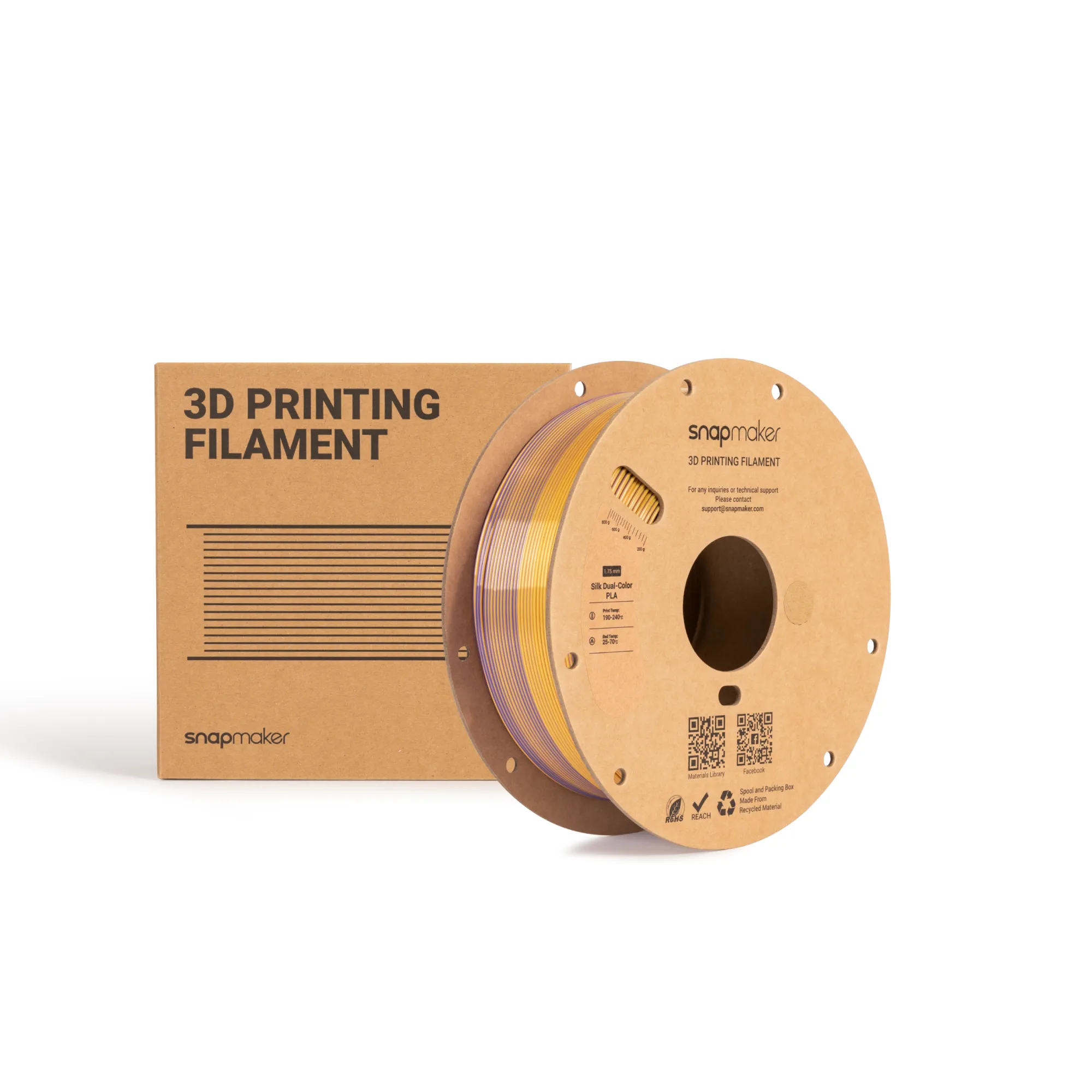 Silk Dual-Color PLA Filament (RFID) - 1kg - Image 21