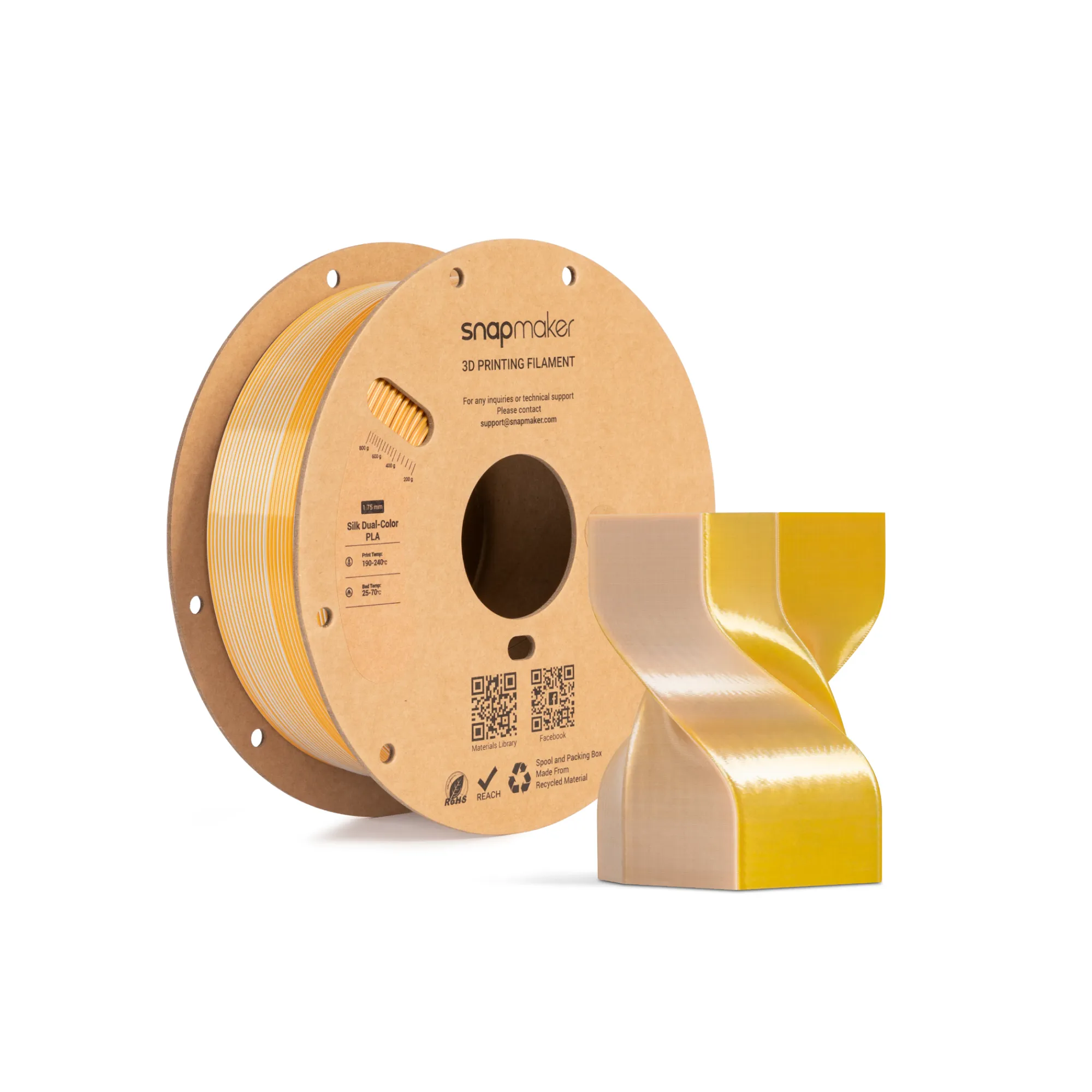 Silk Dual-Color PLA Filament (RFID) - 1kg - Image 22