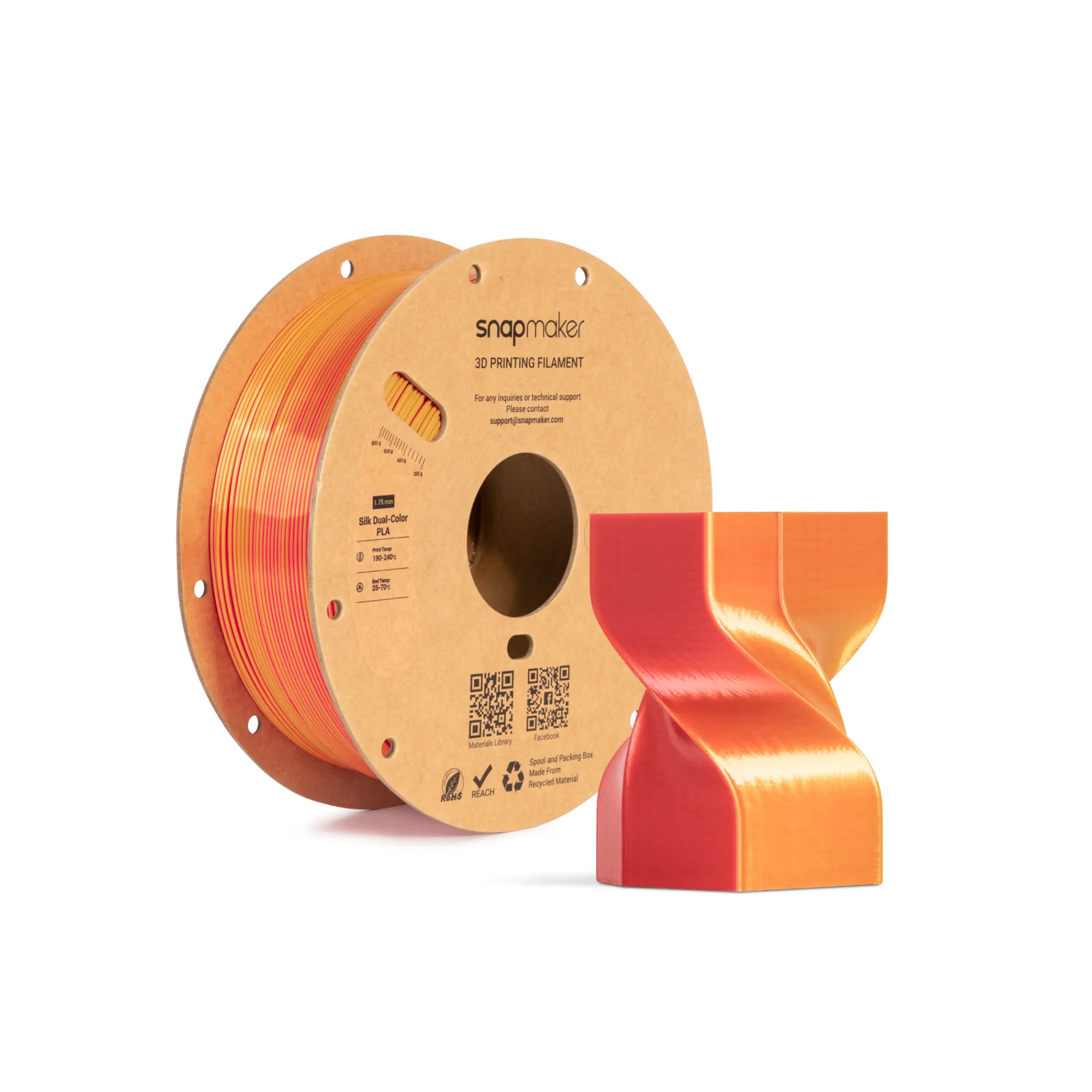 Silk Dual-Color PLA Filament (RFID) - 1kg - Image 26
