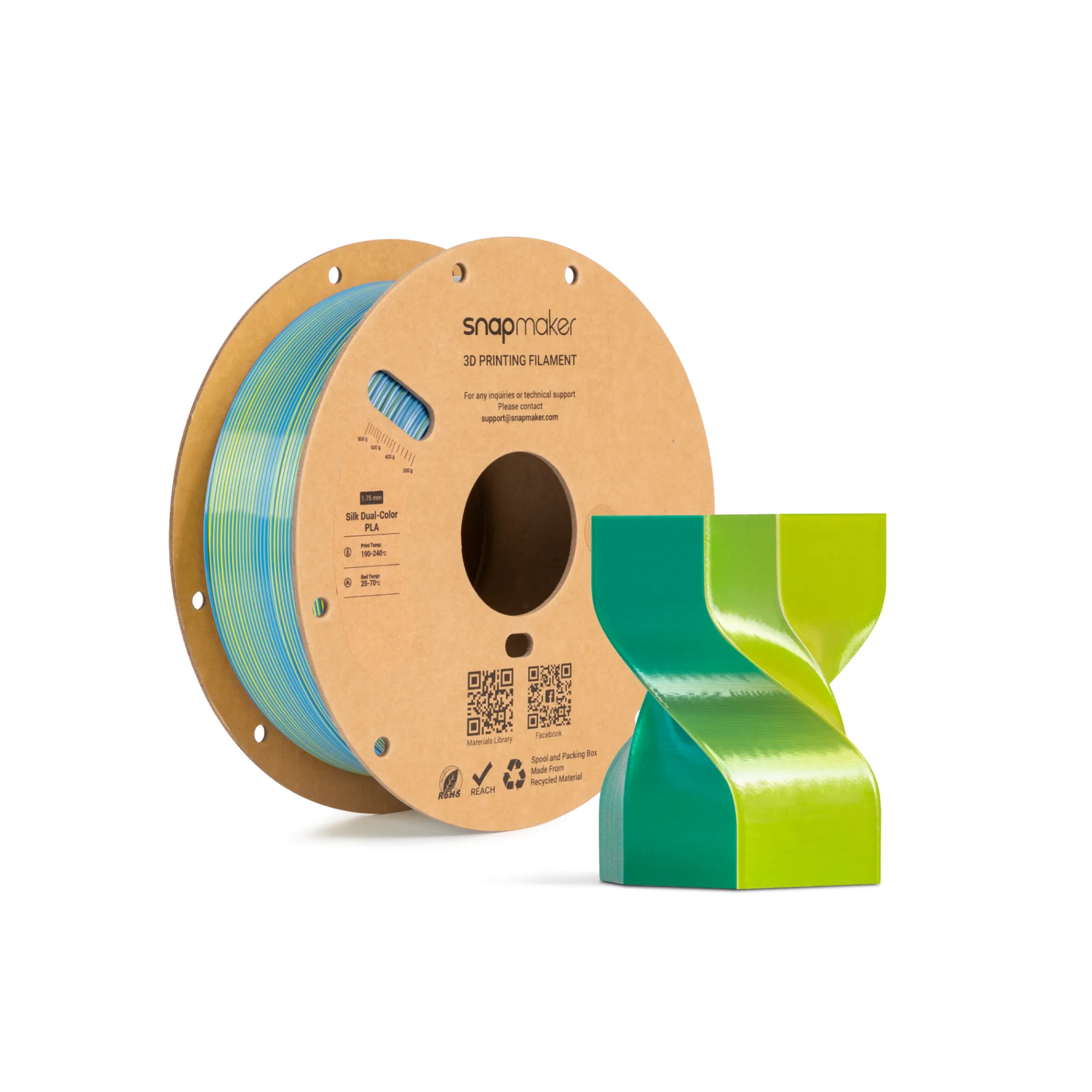 Silk Dual-Color PLA Filament (RFID) - 1kg - Image 30
