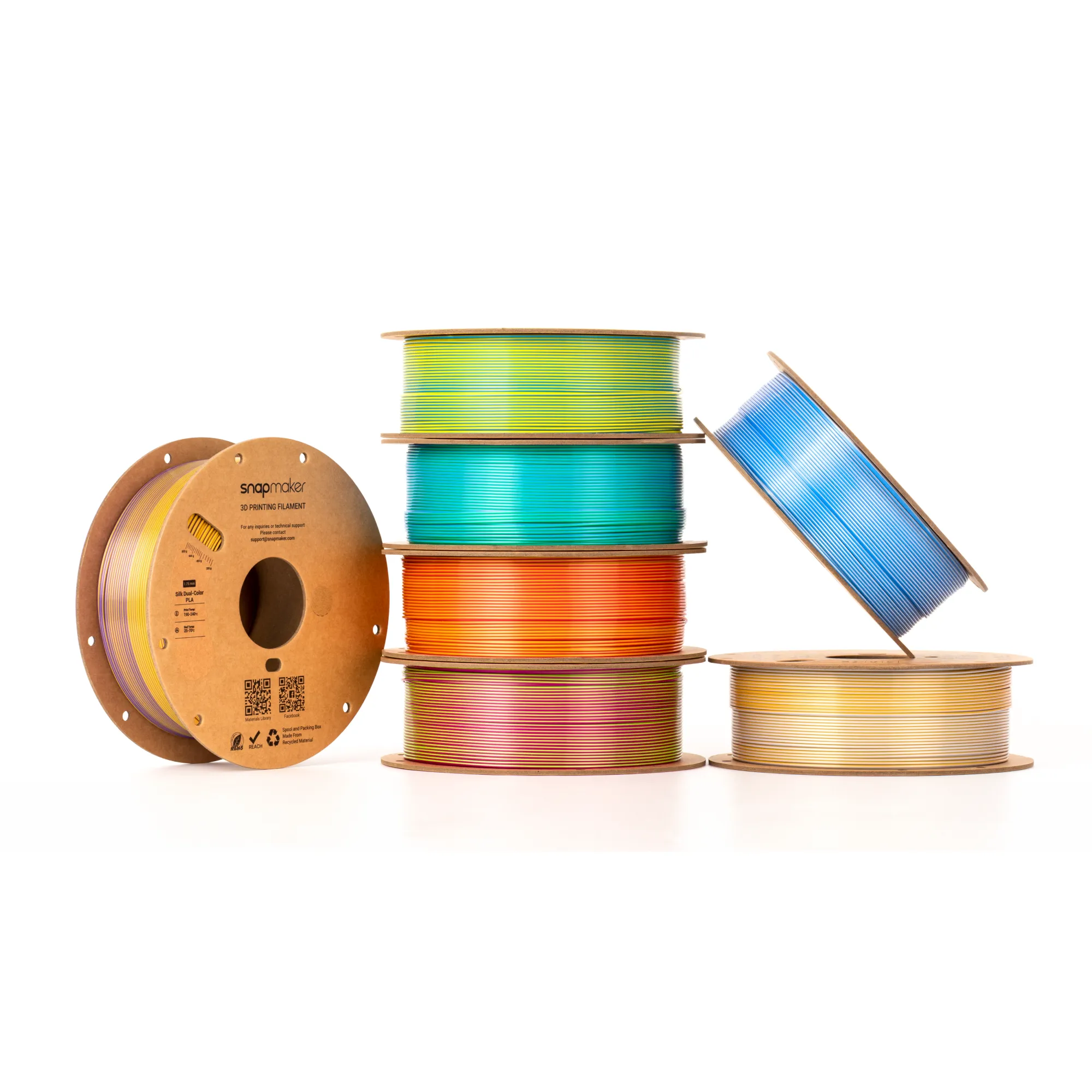 Silk Dual-Color PLA Filament (RFID) - 1kg - Image 33