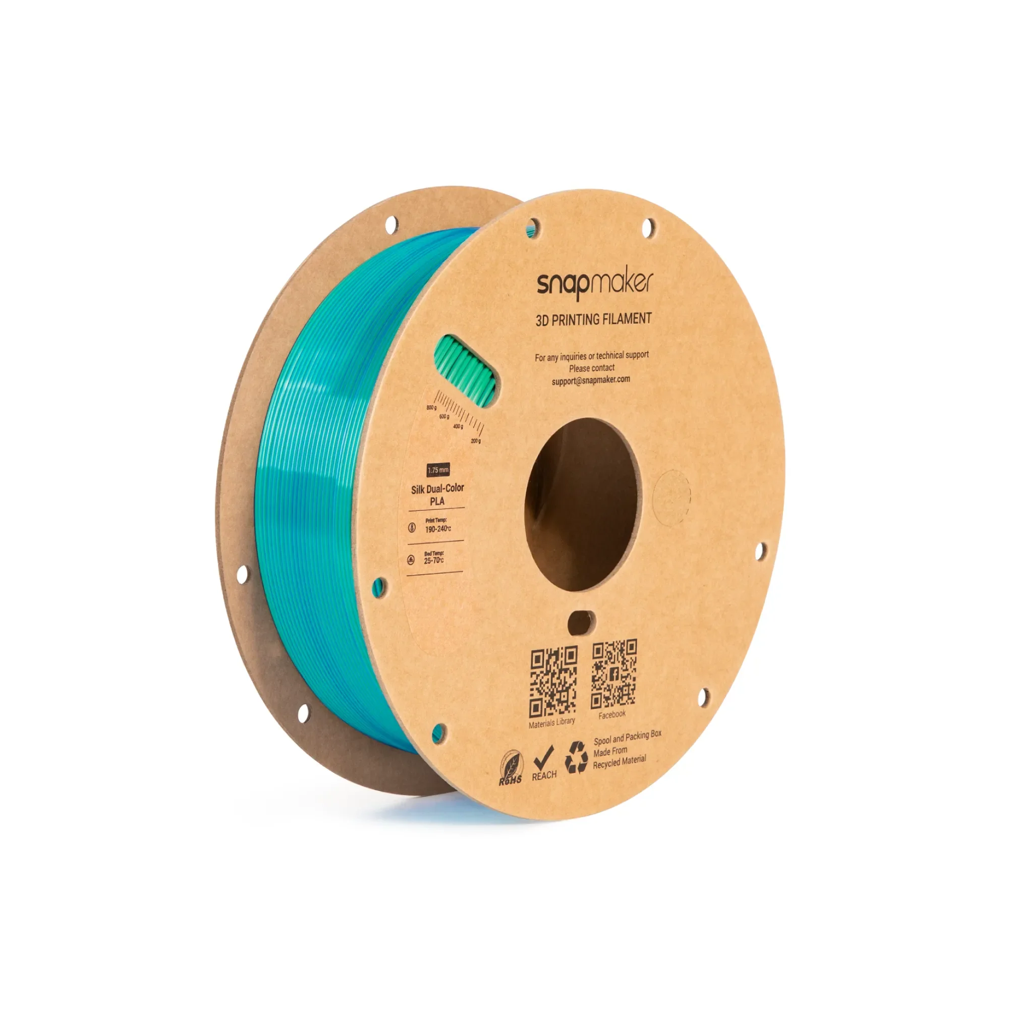 Silk Dual-Color PLA Filament (RFID) - 1kg - Image 7