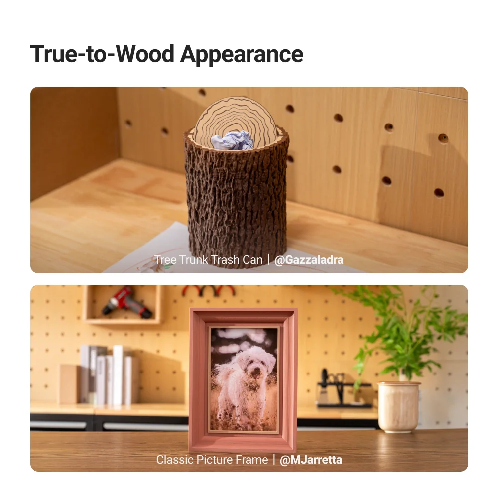 Wood PLA Filament (RFID) - 1kg - Image 4