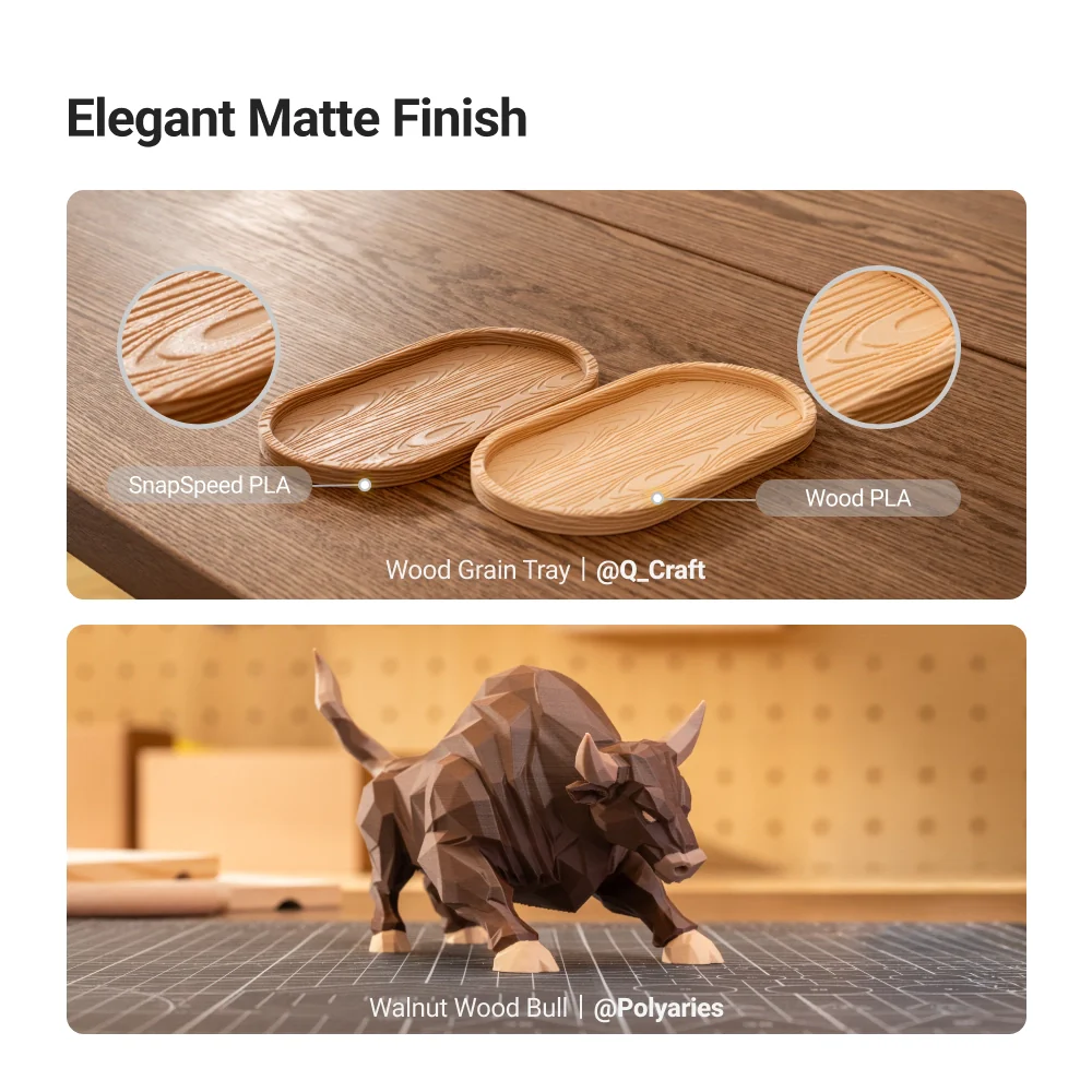 Wood PLA Filament (RFID) - 1kg - Image 5